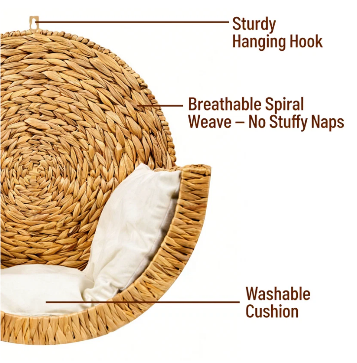 Nestlo - Handwoven cat bed